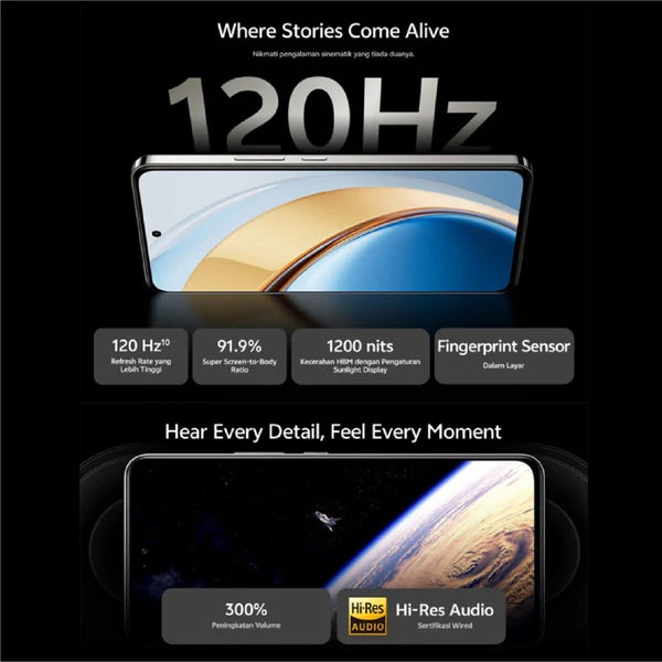 vivo V40 Lite 5G – 6.67-inch 120Hz AMOLED Display, 12GB RAM + 12GB Extended, 256GB Storage, 80W Fast Charging