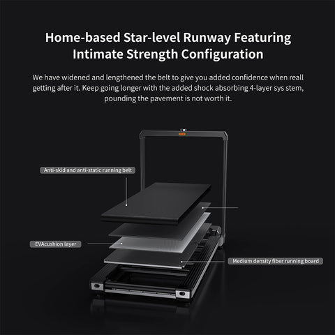 كينج سميث جهاز المشي أم اكس 16 مع نطاق سرعة قابل للتعديل حتي 16 كم/ساعة
