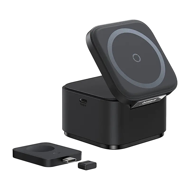 Baseus MagPro 3-in-1 Qi2 Magnetic Wireless Charger 25W – Black