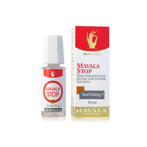 Mavala Stop Nail Biting & Thumb Sucking Deterrent – 10ml | Bitter-Tasting Clear Nail Treatment for Adults & Children