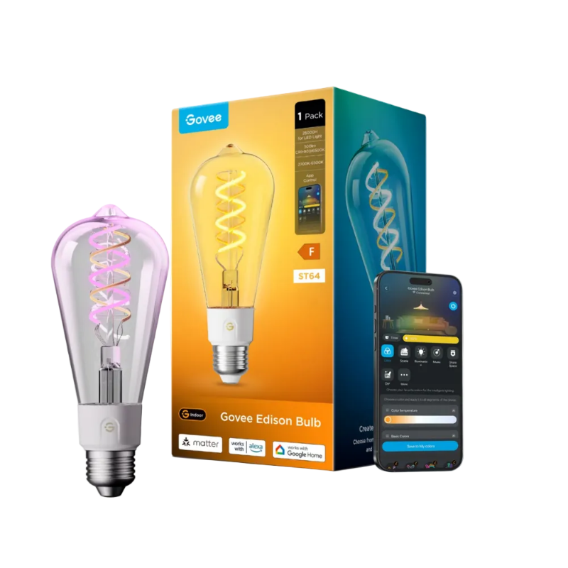 Govee ST19 Smart Edison Single Bulb E27 - R14C0