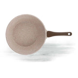 Thermo AD Granite Wok Pan 28 cm - Brown