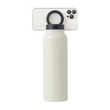 رينجو زجاجة مياه، 1 لتر/32 أونصة، غطاء لولبي ماج سيف، حلقة معززة ماج سيف، أبيض