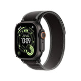 Apple Watch Ultra 3 GPS + Cellular 49mm Black Titanium Case with Black/Charcoal Trail Loop - M/L