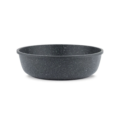 Thermo AD Granite Round Oven Tray Set 3 PCS Die-Cast 26-28-30 (M) - Gray