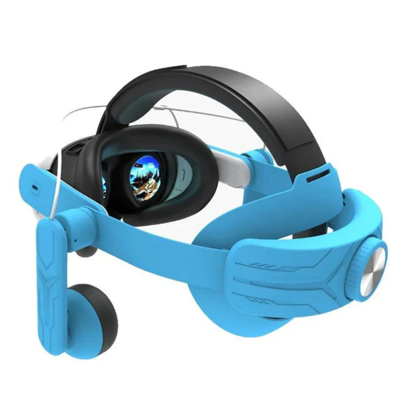 جاماكس حامل رأس قابل للتعديل مع سماعات أذن لجهاز ميتا كويست 3 (سي 3)