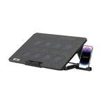 Porodo Gaming 8-Fan Ergonomic Laptop Cooling Stand