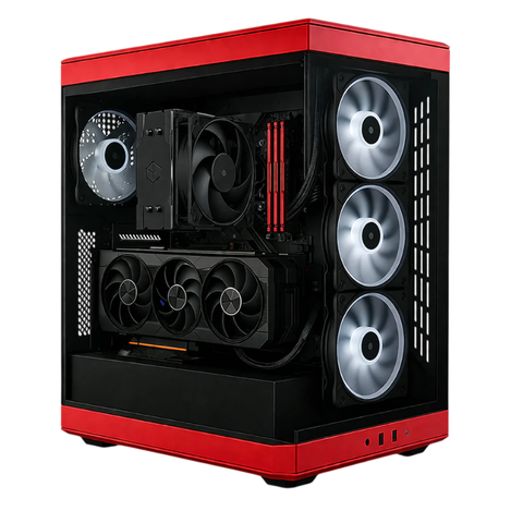 Custom Gaming PC with AMD Ryzen 5 9600X, RTX 5060 Ti 16GB, 16GB DDR5 RAM & 1TB NVMe SSD