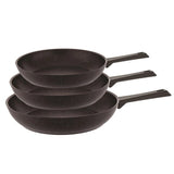 Vivaldi Granite Fry Pan Set 3 PCS 20-24-28 cm - Black