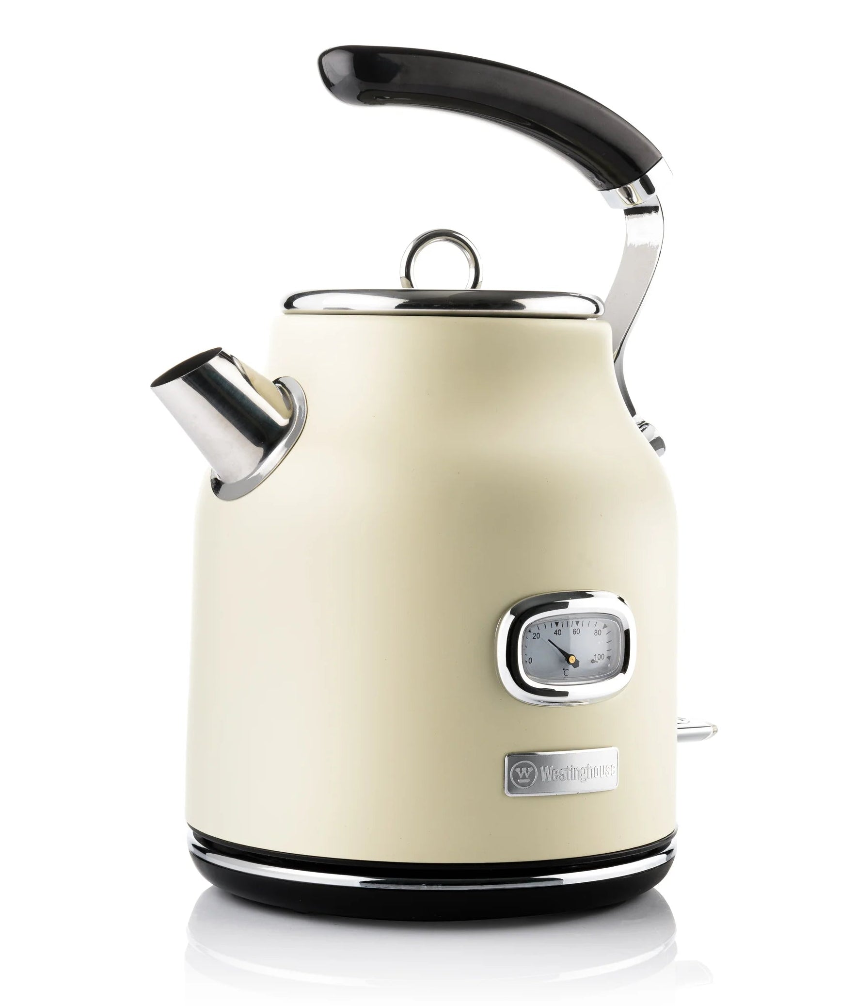 Westinghouse Retro Electric Kettle 1.7L with 360° Swivel Base & Auto Shut-Off – 2200W