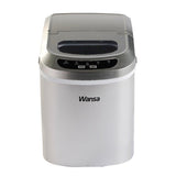 Wansa 12KG Ice Maker, Portable Countertop Ice Machine – Silver (HZB-12A)