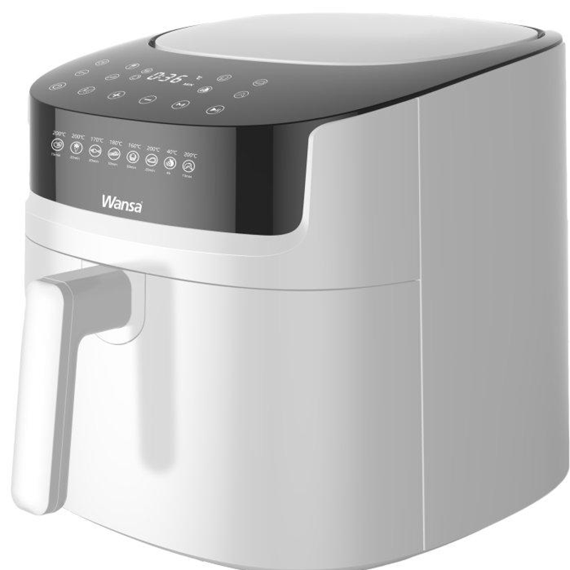 Wansa Air Fryer – 1800W, 6.5L, Digital Touch Display, 8 Presets