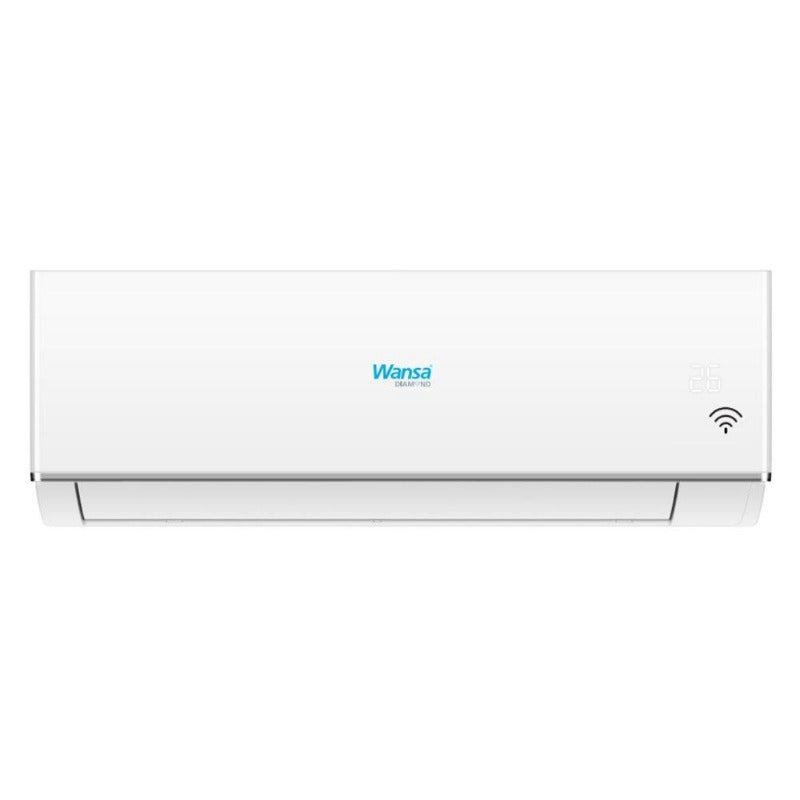 Wansa Diamond Split Air Conditioner, 1.5 Ton, 15,200 BTU, Wi-Fi – White