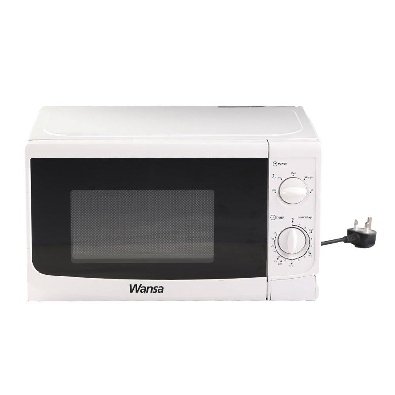 Wansa, Microwave MM720CWW – 20L Capacity, 700W Power, Manual Control, White