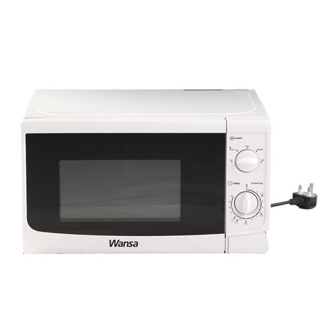 Wansa, Microwave MM720CWW – 20L Capacity, 700W Power, Manual Control, White