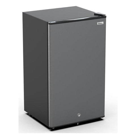 Wansa Single Door Refrigerator 3.4 CFT 95L – Stainless Steel Mini Fridge