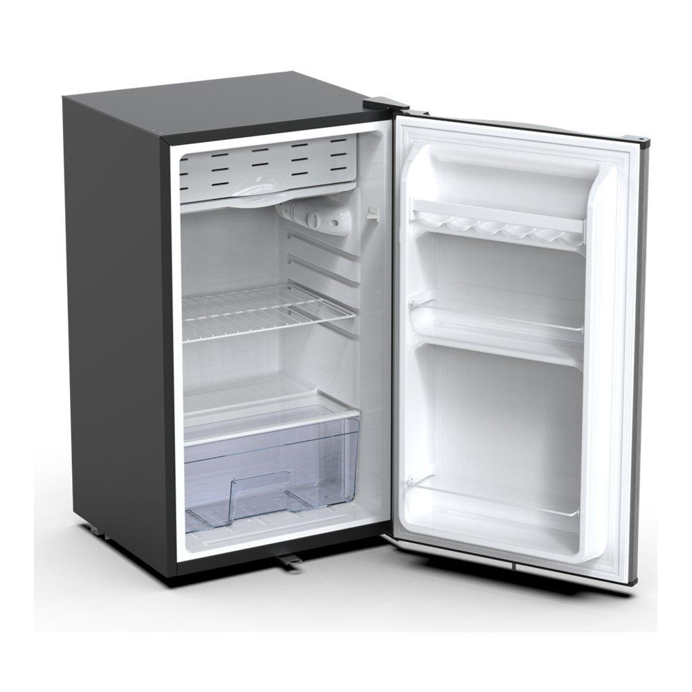 Wansa Single Door Refrigerator 3.4 CFT 95L – Stainless Steel Mini Fridge