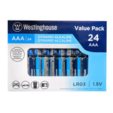 Westinghouse AAA Dynamo Alkaline 24 Pack Box