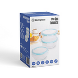 Westinghouse, 3-Piece Round Glass Storage Set