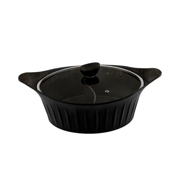Tashan Granite Divided Casserole 32 cm Black