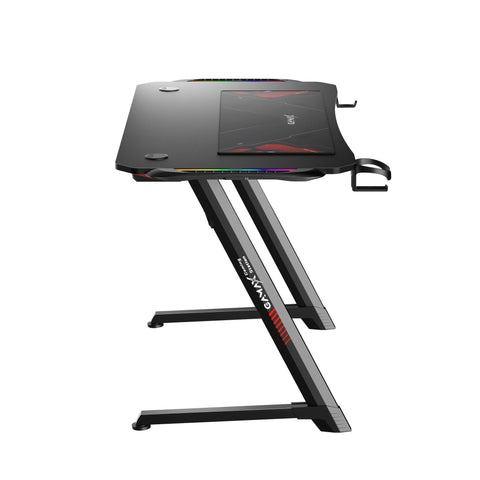 Gamax TD-03 Carbon Fiber Gaming Table 100*60*75cm with RGB Light & MousePad