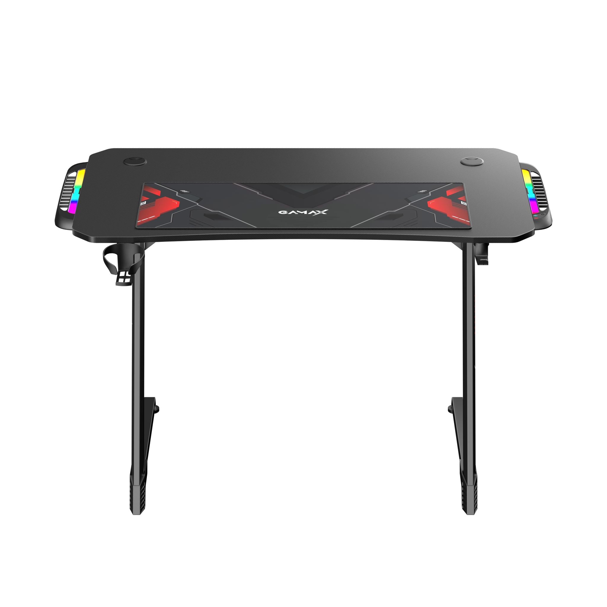 Be3ah Offer: Oartex Gaming Chair LD034 with Linkage Function Armrest & Retactable Footrest With Z5-1160 Carbon Fiber Gaming Table 110*60*75cm with RGB Light & MousePad ( Installation not included )