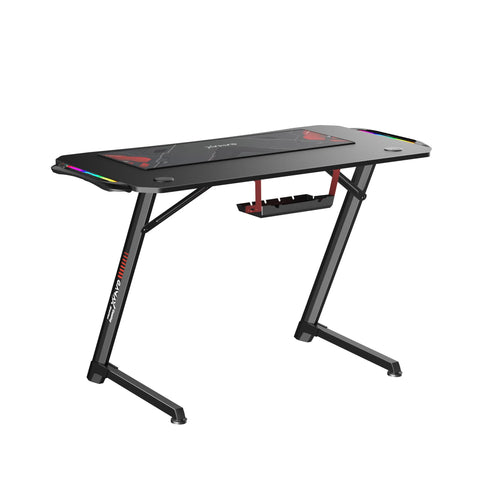 Gamax TD-03 Carbon Fiber Gaming Table 100*60*75cm with RGB Light & MousePad
