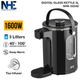 NHE Digital Glass Kettle 3L NHK 3024D
