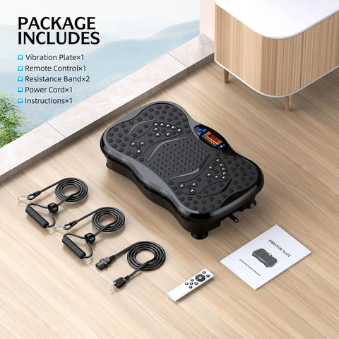 Be3ah Vibration Plate Exercise Machine, Carbon Fibre Vibration Plate