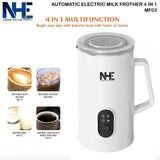 NHE Automatic Electric Milk Frother 4 in 1 - White