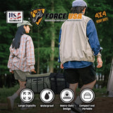 FORCE USA Carry Bag Organizer Storage, multiple compartments and pockets to neatly store tools, accessories, and personal items.