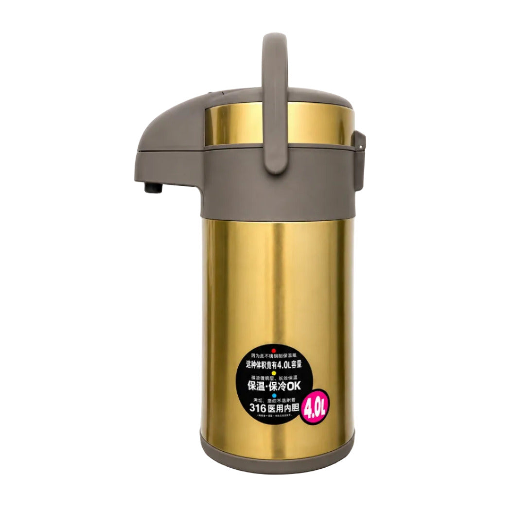 D.kadi KD971 - 4000ml Vacuum Bottle 4L - Gold