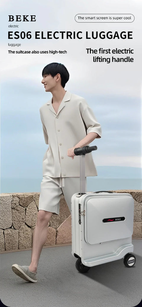 BEKE, ES06 Smart Electric LCD Display Suitcase