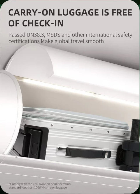 BEKE, ES06 Smart Electric LCD Display Suitcase