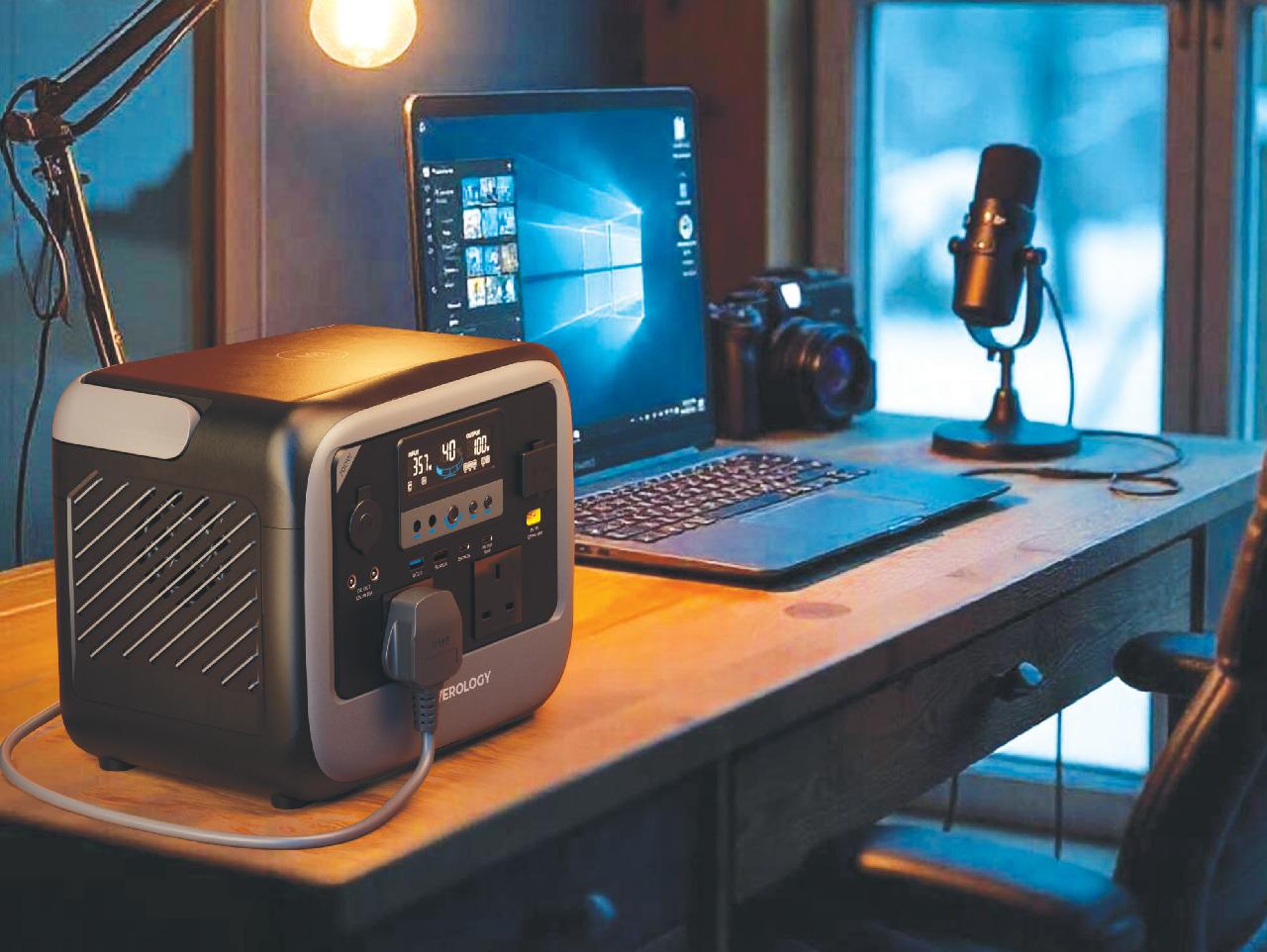 باورولوجي، محطة طاقة محمولة Pater II بقوة 700 واط – رمادي