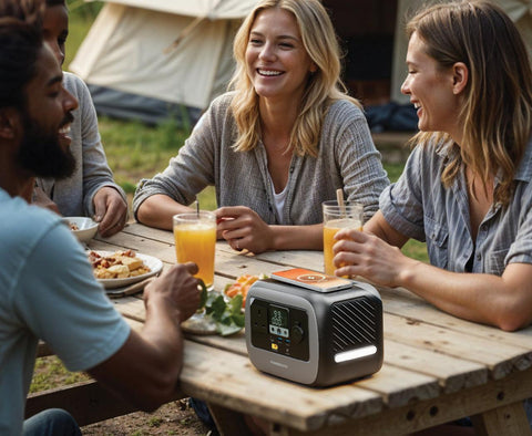 Powerology, Pater I Portable Power Station 300W with Multi-Device Charging - Gray