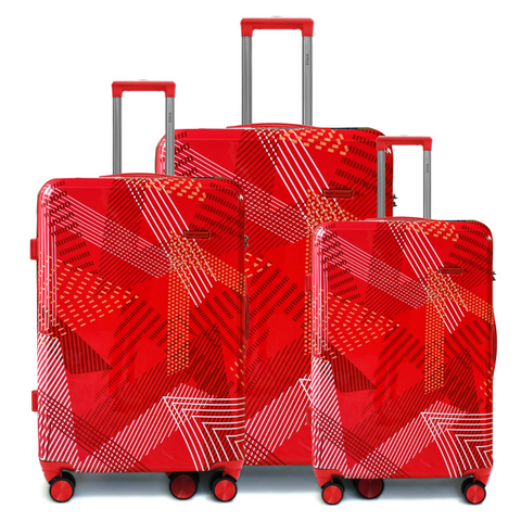 Wings, Spectrum 3Pc PP Luggage Set (20/24/28")