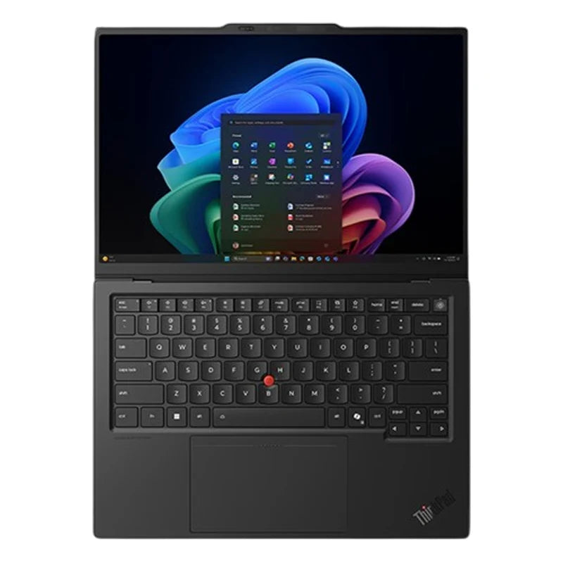 لينوفو لابتوب ThinkPad X1 Carbon Gen 14 Aura Edition Copilot+ PC بشاشة لمس 14 بوصة بدقة WUXGA – معالج Intel Core Ultra 7 365 مع تقنية vPro، رام 32 جيجا، هارد 512 جيجا NVMe M.2 SSD، نظام Windows 11 Pro، لوحة مفاتيح عربي وإنجليزي، ضمان لمدة 3 سنوات