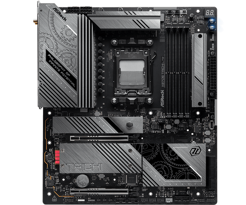 أس روك X870E تايتشي لايت - لوحة أم AMD AM5 EATX، DDR5، WiFi 7