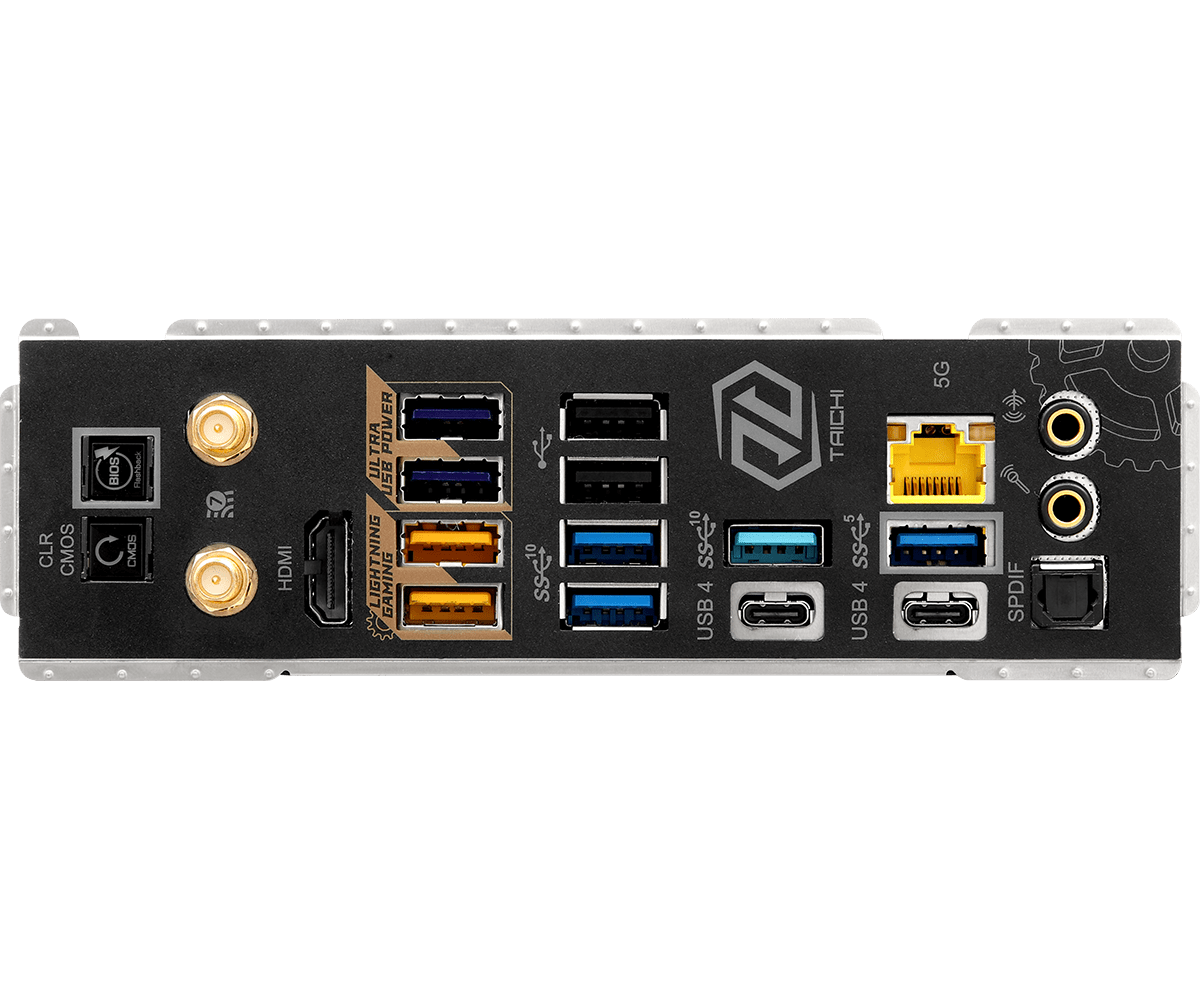 أس روك X870E تايتشي لايت - لوحة أم AMD AM5 EATX، DDR5، WiFi 7