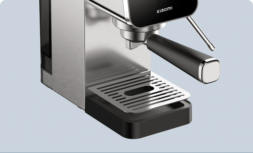 شاومي ماكينة إسبرسو نصف آلية 20 بار – ماكينة قهوة مدمجة من الفولاذ المقاوم للصدأ مع عصا بخار (المملكة المتحدة)