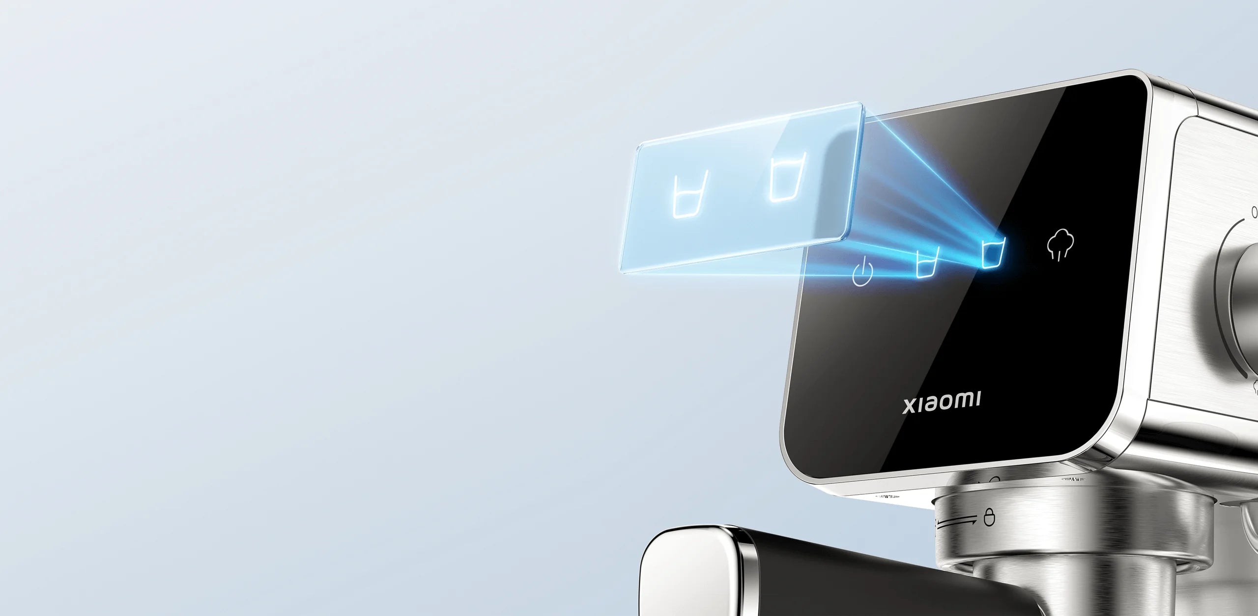 شاومي ماكينة إسبرسو نصف آلية 20 بار – ماكينة قهوة مدمجة من الفولاذ المقاوم للصدأ مع عصا بخار (المملكة المتحدة)