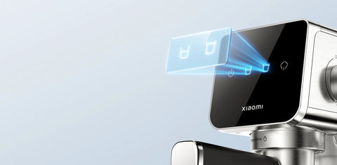 شاومي ماكينة إسبرسو نصف آلية 20 بار – ماكينة قهوة مدمجة من الفولاذ المقاوم للصدأ مع عصا بخار (المملكة المتحدة)