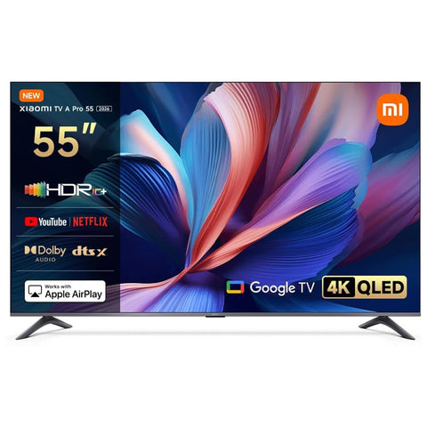 Xiaomi TV A Pro 55" 2026 | Google TV | 4K QLED Display | Dolby Audio, DTS-X, And DTS Virtual:X