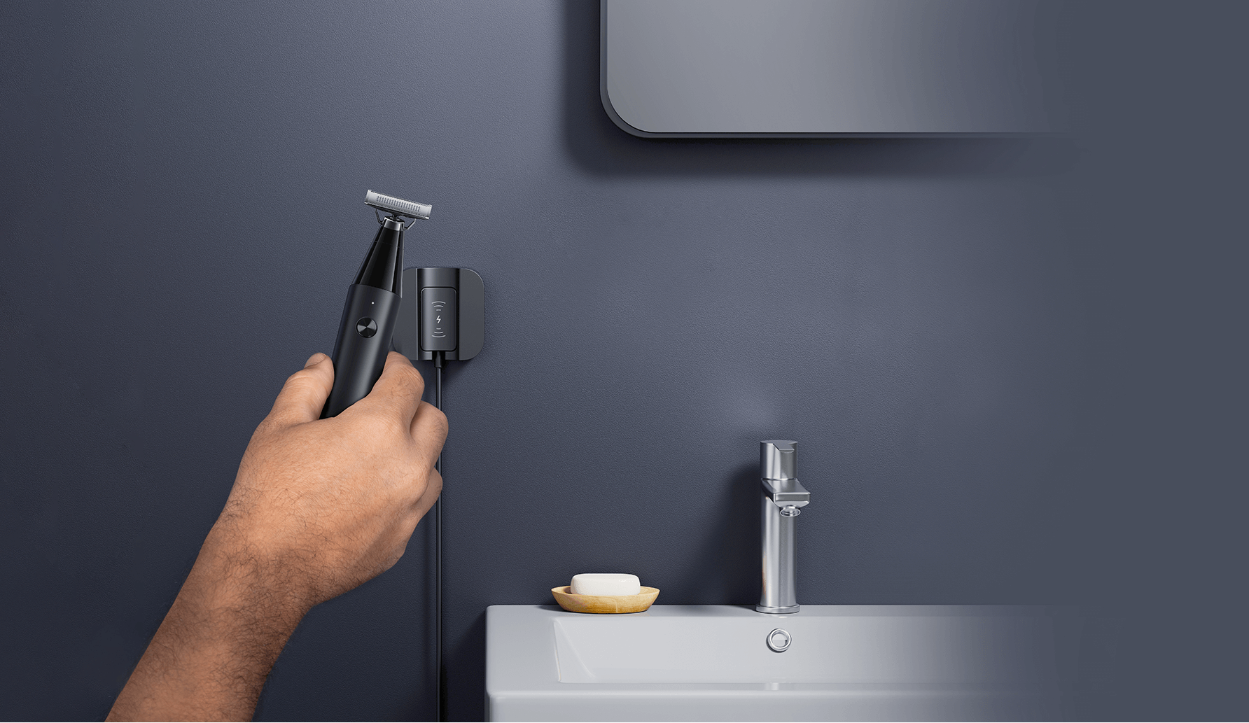 شاومي ماكينة تشذيب UniBlade X300 – طقم عناية متكامل مع شفرة ثلاثية الاتجاه وشحن لاسلكي