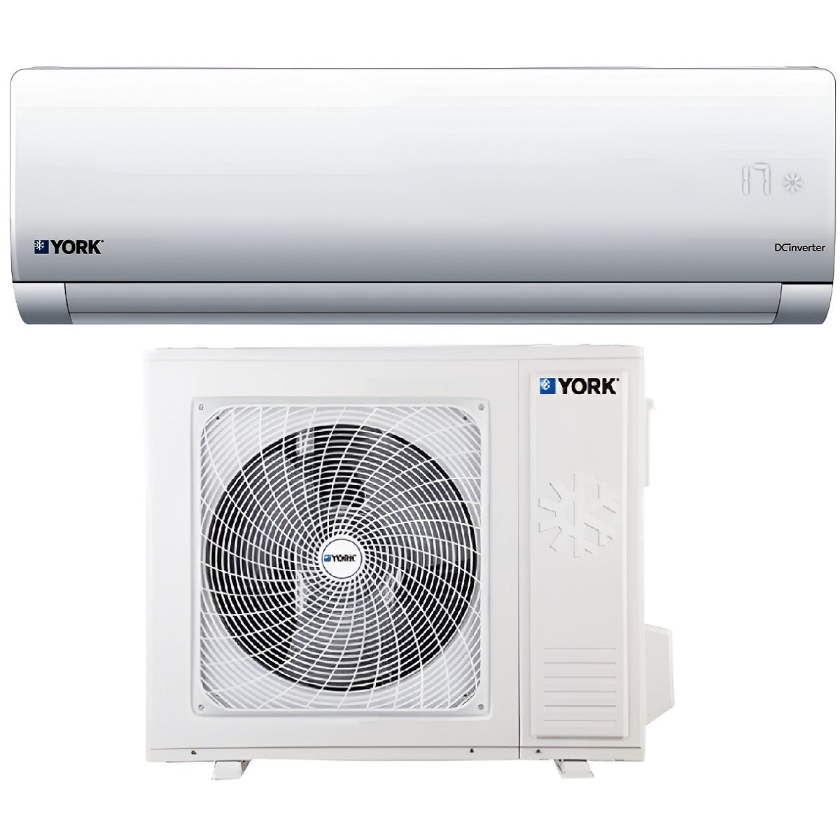 York, Inverter Split Air Conditioner, 2.5 Ton, 27,600 BTU, Cool Only, R410A, DC Inverter Compressor