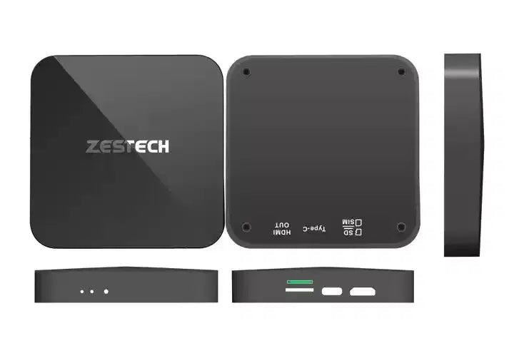 زيستيك 6225 صندوق ذكاء اصطناعي للسيارة بنظام Android، ذاكرة RAM بسعة 4GB، وسعة تخزين 64GB - أسود مطفي