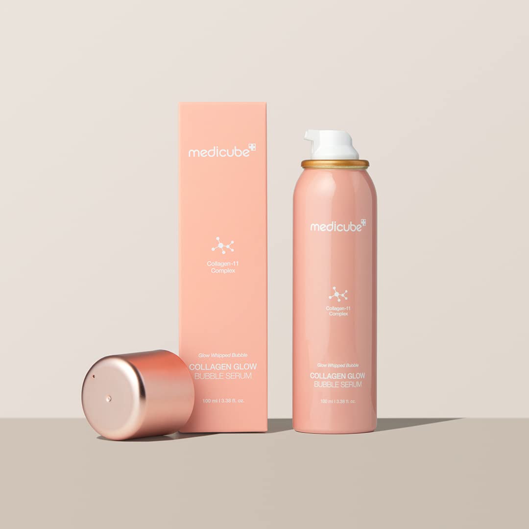 Medicube Collagen Glow Bubble Serum - Fast-absorbing bubble-type serum that gives you 24h Glow & Lifted Look - Korean skincare