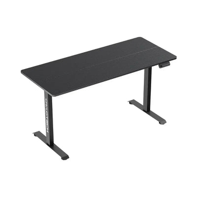 Owlotech Manager Height Adjustable Desk with Motor, 140x60cm Carbon Fiber Texture - Black