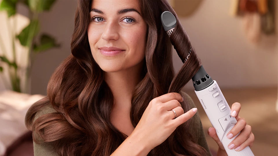 Philips, 7000 Series Air Styler 1000W – Rotating ThermoBrush with Ionic Care, 30mm & 50mm Brushes for Volume & Shine
